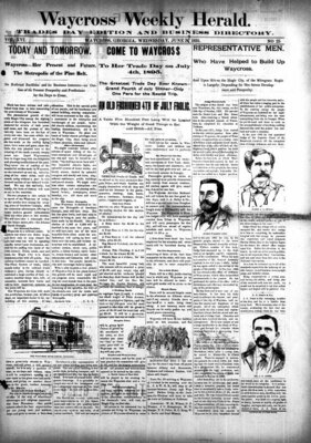 Waycross weekly herald (Waycross, Ga. : 1893), Jun. 29, 1895