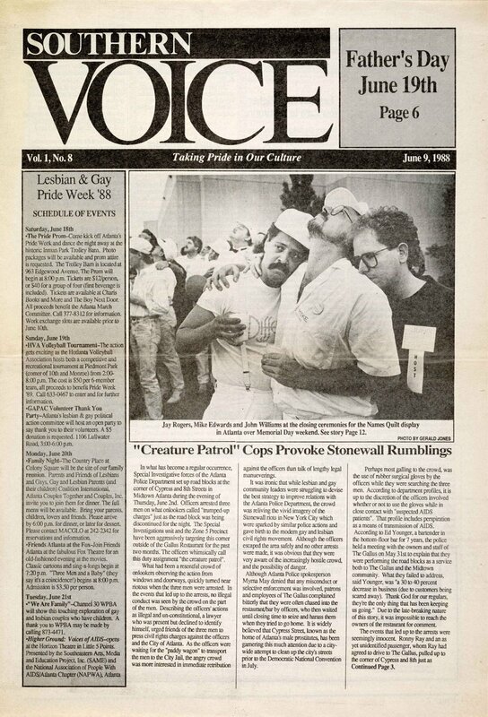 Southern voice, June 9, 1988