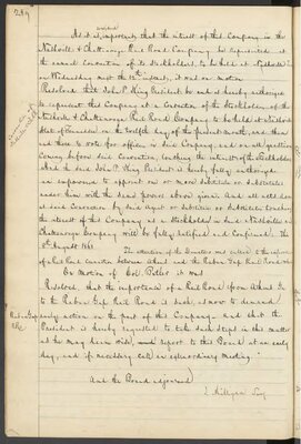 1841-1871 Board of Directors Minutes