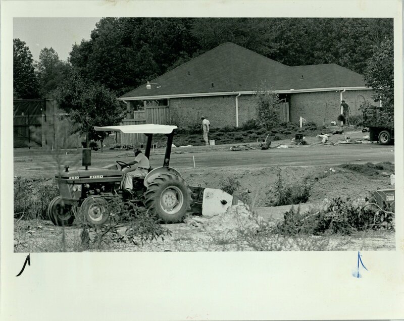 Construction of Tennis and Swimming Facilities in North Farms Subdivision, Sept 16, 1987