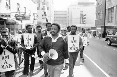 Atlanta sanitation workers strike, Georgia, April 13, 1970
