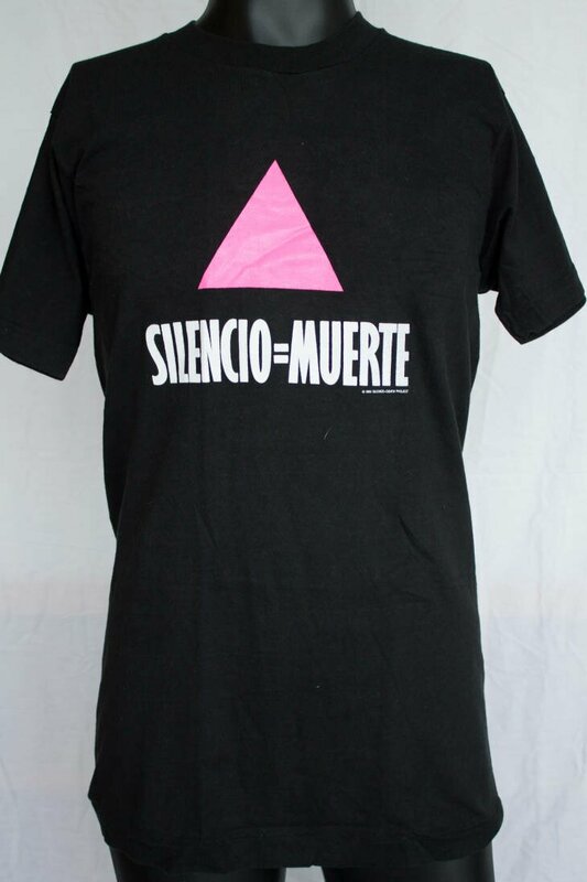 Silencio=Muerte [t-shirt], circa 1980s