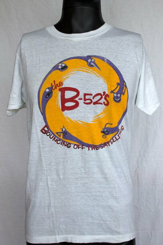 The B-52's: Bouncing Off the Satellite [t-shirt], circa 1986