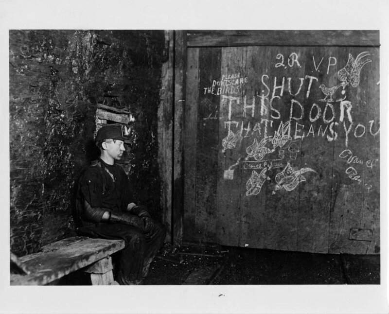 15-year old trapper boy earning 75 cents a day for 10 hours of work, 1908