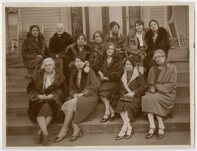 Mrs. Lugenia Burns Hope and Neighborhood Union Group, circa 1920
