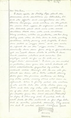 William Pollard [Executive Director], correspondence, 1978 [page 59]