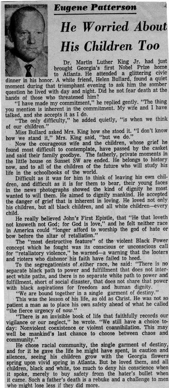 Martin Luther King, Jr. - Newspaper Clippings