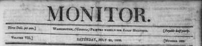 The monitor, 1808 July 23