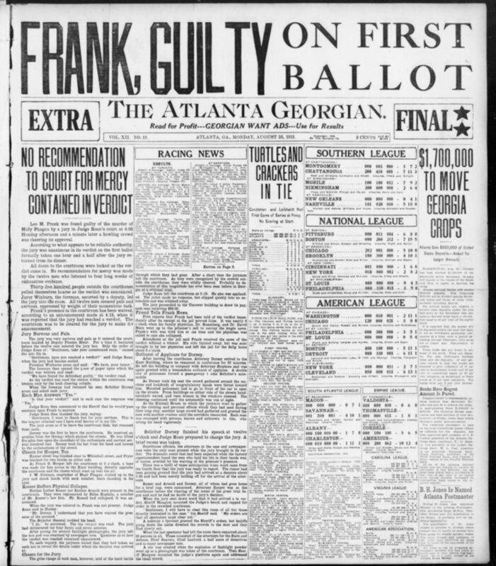 Atlanta Georgian, 1913 August 25